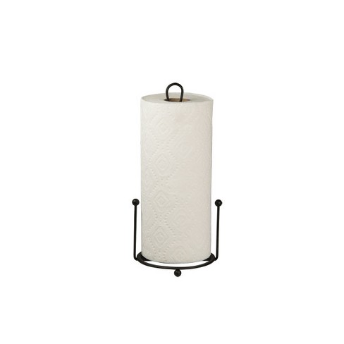 Home Basics Wire Collection Free-standing Paper Towel Holder With