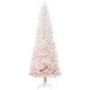 NicBex 6ft Artificial Pencil Christmas Tree Slim Tree with 406 Branch Tips and Steel Stand for Decoration, Pink - 3 of 4