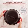 Cuisinel Cast Iron Dutch Oven 7-Quart - Pre-Seasoned 2-in-1 Multi-Cooker - Combo Lid Doubles as 12" Skillet Frying Pan + Handle Covers. - 2 of 4