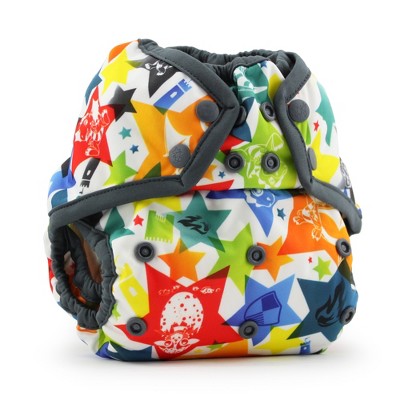 Kanga Care Rumparooz - Cover Portapannolini Regolabile Per Neonato Con Stampa Draghi, Taglia 1,81-6,8 Kg