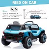 12V Kids Ride On Car Licensed Volkswagen Beetle Electric Ride On Toy for Toddlers 4 Wheeler Vehicle with Parental Remote - 3 of 4