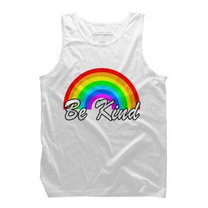 Adult Design By Humans Be Kind Autism Awareness Rainbow Choose Kindness By Tank Top - 1 of 2