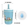 LunaLulinlk 12oz Toddler Cups For Travel or At Home, Vacuum Insulated Stainless Steel Sippy Cup With Leak-Proof Design is Perfect For Kids - 2 of 4