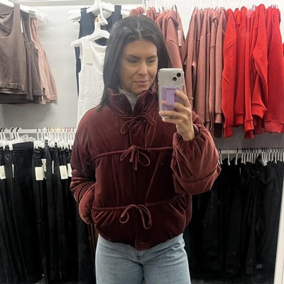 Target burgundy jacket store