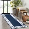 coucheta Area Rug, Gray Washable Rug, Bordered Entryway Rug, For Home Modern Bedroom Rug, Non-Slip Low Pile Carpet, Foldable Kitchen Rugs - 3 of 4