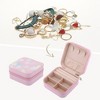 REGALWOVEN Mini Portable Compact Jewelry Box for Easy Travel - 2 of 4