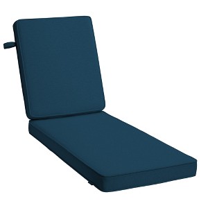 ARDEN Foam Outdoor Double Welted Chaise Lounge Cushion, 21 x 72, made with ProFoam, Rain-proof, Fade Resistant - 1 of 4