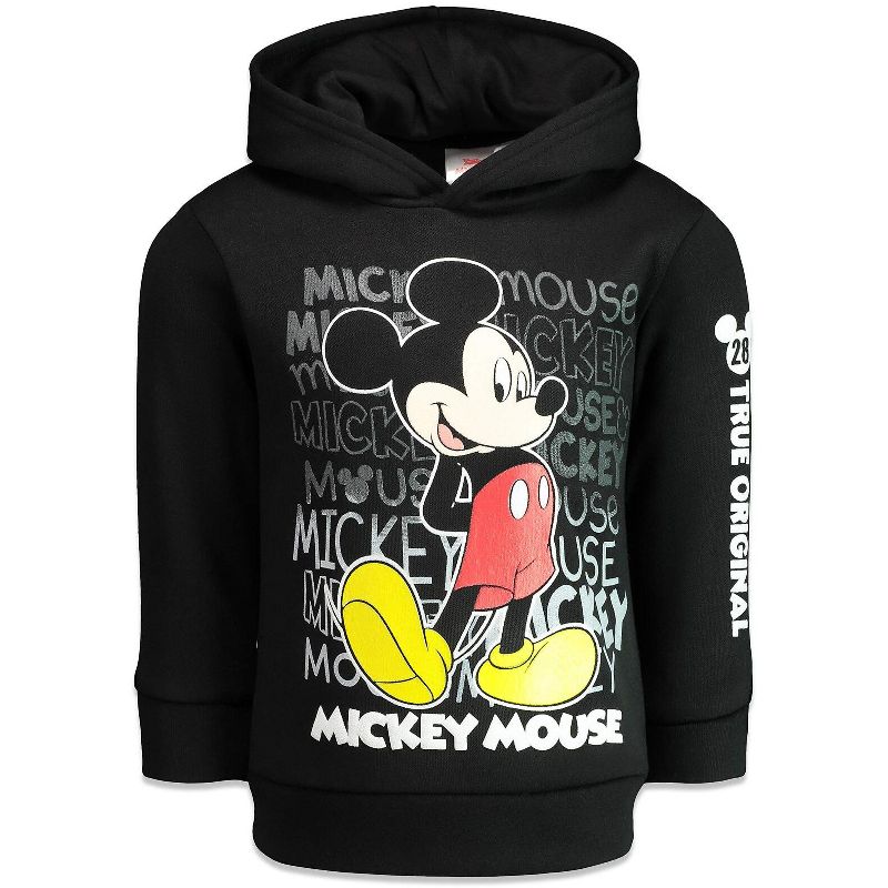 Disney Mickey Mouse Goofy Donald Duck Fleece Pullover Hoodie Infant to Big Kid, 1 of 8