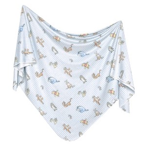 Copper Pearl Knit Swaddle Blanket - Winnie the Pooh & Friends - 1 of 4