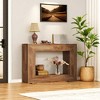NicBex 33.85" H Wood Console Table with Open Storage Shelf Sofa Table for Entryway Living Room - 4 of 4