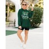 Clearlove Christmas Sweatshirt Merry Bright Christmas T-Shirt Long Sleeve Lightweight Holiday Pullover Tops - 3 of 4