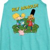 Girls' - Hey Arnold! - Arnold, Gerald, and Abner Graphic Sleeveless Aline Dress - 2 of 3