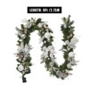GAOMON Christmas Garland with Lights, 9 ft Pre-lit Christmas Garland with Ball Ornaments Pine Cones Battery - 4 of 4