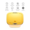 SEVOBAL Indoor Trash Cans Bedroom or Bathroom Automatic Touchless Infrared Motion Sensor Trash Can, 12L ABS Plastic Trashcan, Yellow, 10.3"*7.8"*14.1" - 2 of 4