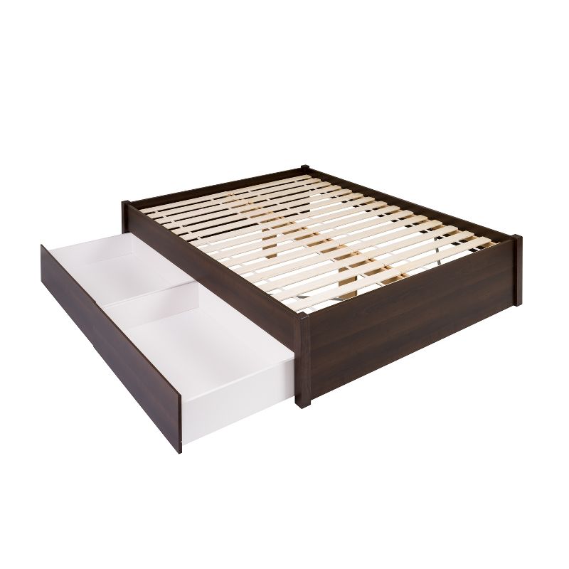 Select 4 - Post Platform Bed with 2 Drawers - Prepac, 3 of 9