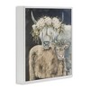 Stupell Industries Highland Cattle with Flower Garlands, 17" x 17" - 3 of 4
