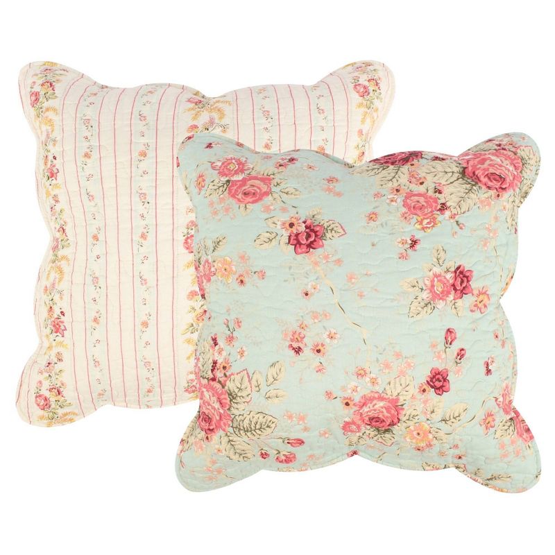 Toss Antique Rose Pillow Set - Greenland Home Fashions, 1 of 5