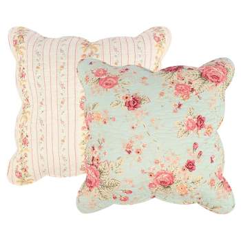Toss Antique Rose Pillow Set - Greenland Home Fashions