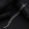 SOHI Women's Silver Chink Tennis Bracelet - 2 of 3