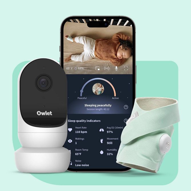 Baby Call Owlet Smart Sock Duo Combo Monitor bebe