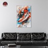 Notoriart Colorful Splatter Sneaker Wall Art Framed - 2 of 4