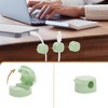 Unique Bargains Magnetic Adhesive Durable Cable Holder Clip for Office Desk Phone Wire 6 Pcs - 2 of 4