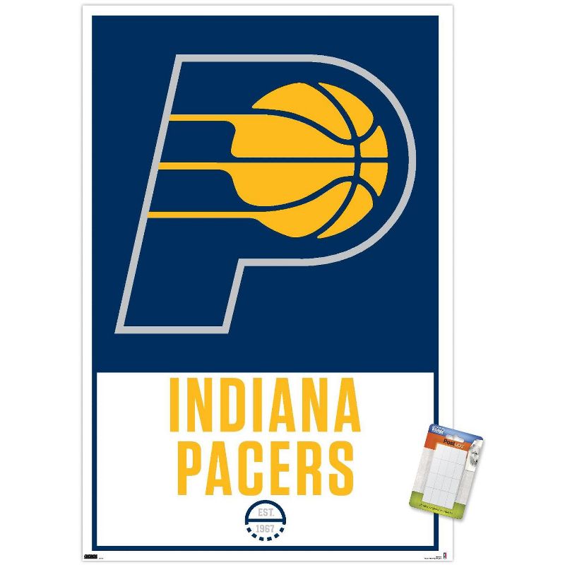 Trends International NBA Indiana Pacers - Logo 21 Unframed Wall Poster Prints, 1 of 7