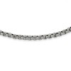 Black Bow Jewelry Men's 5.5mm Stainless Steel Fancy Round Box Chain Necklace, 24 Inch - 2 of 4