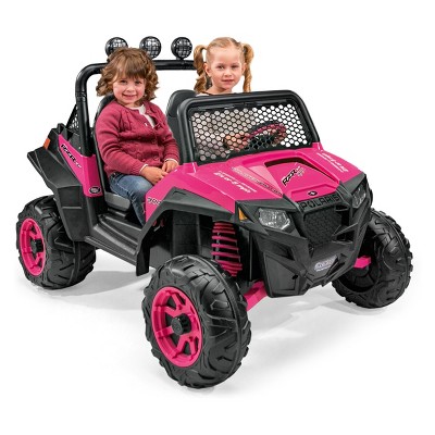 pink battery powered jeep