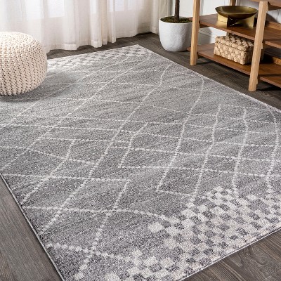 Asilah Moroccan Modern Diamond Area Rug  - JONATHAN Y