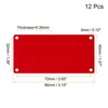 Unique Bargains DIY Laser Printing Office Engraving Blank Metal Card 12 Pcs - 2 of 4