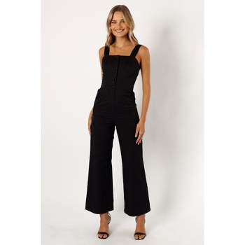 Petal And Pup Sienna Belted Jumpsuit - Black Xl : Target