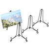 Juvale 6-pack Small Wooden Plate Stands For Display 6 Inch, Picture Easels  For Desk, Tabletop, Arts And Crafts, Diy Projects, Black : Target