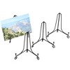 Juvale 6-pack Mini 4 Black Wood Easel Stand Display Holder For Art Plate  Dish Photo Frame : Target