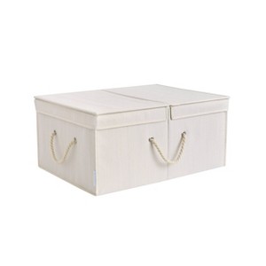 WeThinkStorage 65L Foldable Organizing Storage Bin with Double Lids - 1 of 4