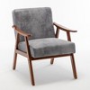 NicBex Accent Chair,Mid Century Arm Chair with Wood Frame for Bedroom,Reading Room - 2 of 4