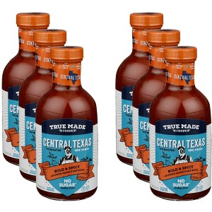 True Made Foods Sauce Bbq Central Texas No Sugar - Case of 6 - 18 OZ - 1 of 4