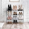 Seville Classics 24-Pair 3-Tier Expandable Non-Slip Metal Frame Shoe Rack - 4 of 4