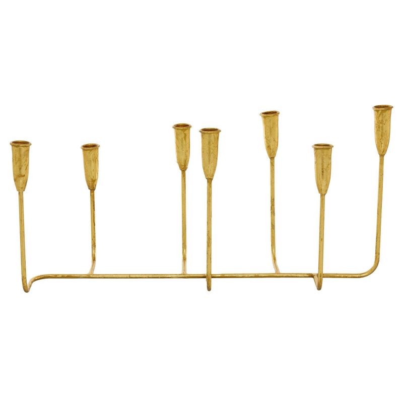 Contemporary Metal Candle Holder Gold - CosmoLiving by Cosmopolitan, 5 of 20