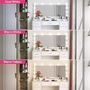 MDF Large Mirror Dressing Table, 3 Color Lighting Modes, Brightness Adjustable, Makeup Dressing Table For Girls - 4 of 4