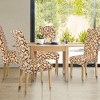 PiccoCasa Dining Bar Stool Stretch Slipcover Chair Protector Chair Seat Cover 1 Pc - 2 of 3
