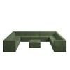 163.39" Modern Minimalist Corduroy U-Shape Modular Sectional Sofa, No Assembly Needed, 12-piece Free Combination Sofa - 3 of 4