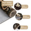 Traditional Retro Floral Area Rug, Washable Foldable Low Pile Non Slip Indoor Accent Carpet for Living Room Bedroom - 4 of 4
