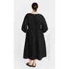 Women's Plus Size Midi Jamie Dress - black | CITY CHIC - 3 of 4