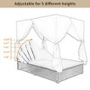 Outdoor Patio Wicker Adjustable Sunbed Daybed with Cushions-ModernLuxe - 4 of 4