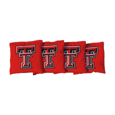 NCAA Texas Tech Red Raiders Corn-Filled Cornhole Bags Red - 4pk