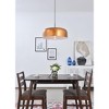 Elegant Lighting Etude 1 light satin gold and black Pendant - 2 of 4