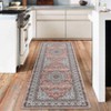 Area Rugs - Ultra-Thin Washble Rug, Stain Resistant Anti Slip Backing Rugs for Living Room,Bedroom, Vintage Home Decor Area Rug - 2 of 4