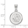 Black Bow Jewelry 14k White Gold Florida State Seminoles NCAA Medium Pendant - 2 of 3