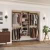 APRILSOUL  Wood Modular Closet System Unit-Customizable Wall Mounted Walk-In Closets for Bedroom or Walk-in Closet - 3 of 4